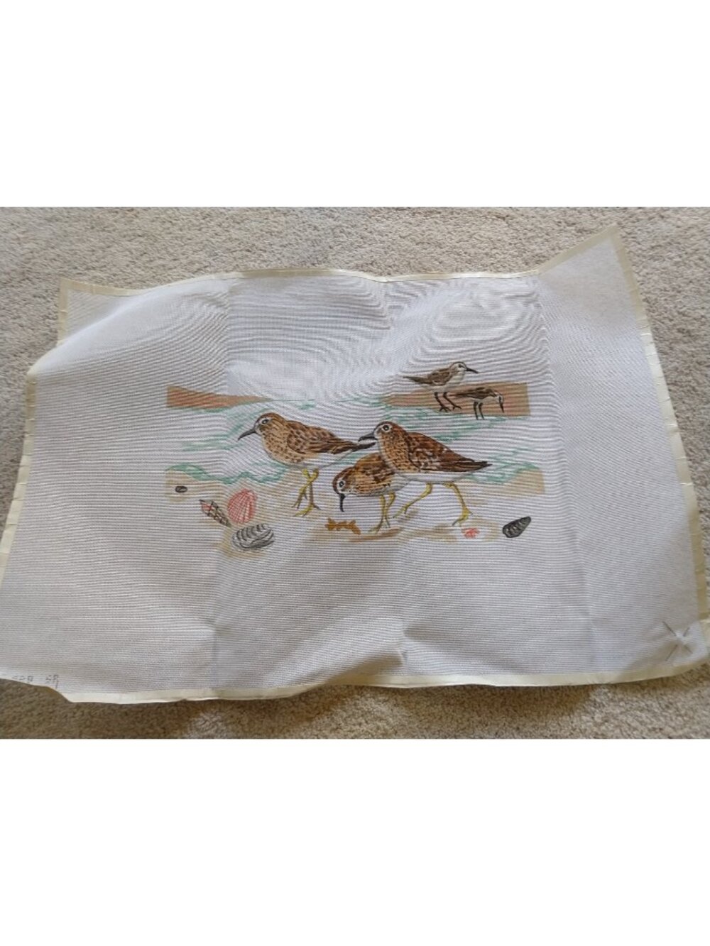 Sandpipers Seascape Handpainted Needlepoint Canvas Barbara Eyre S Roberts BE-629